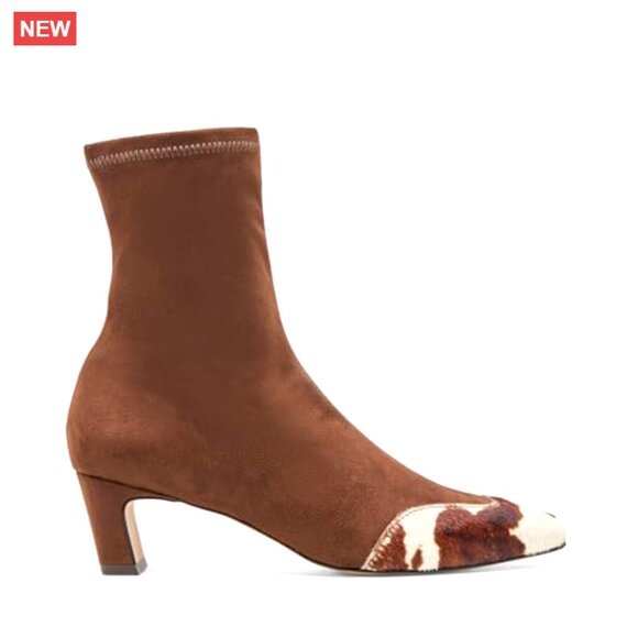 Womens Ankle Boots Size 8, Leather, Chunky Heel, Casual Wear - Picture 5 of 7